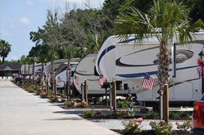 Beautiful rv site at all about relaxing rv park in mobile alabama